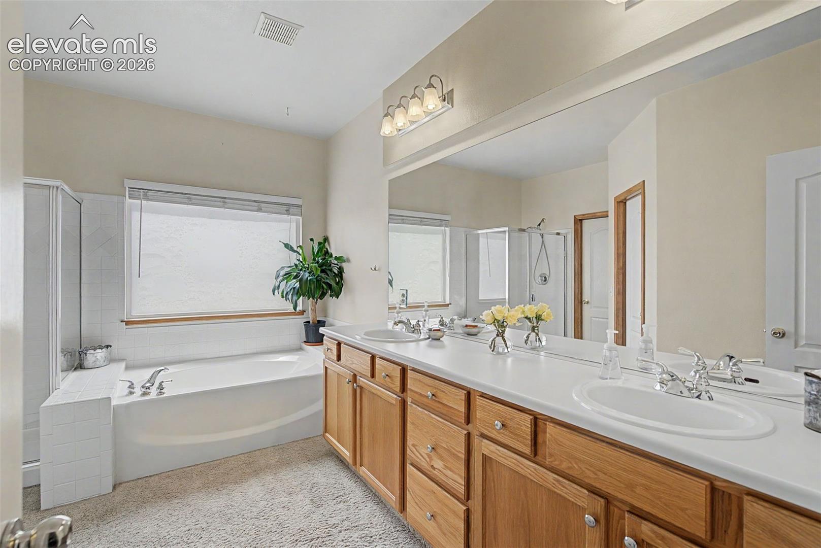 Spacious Dual Vanity!