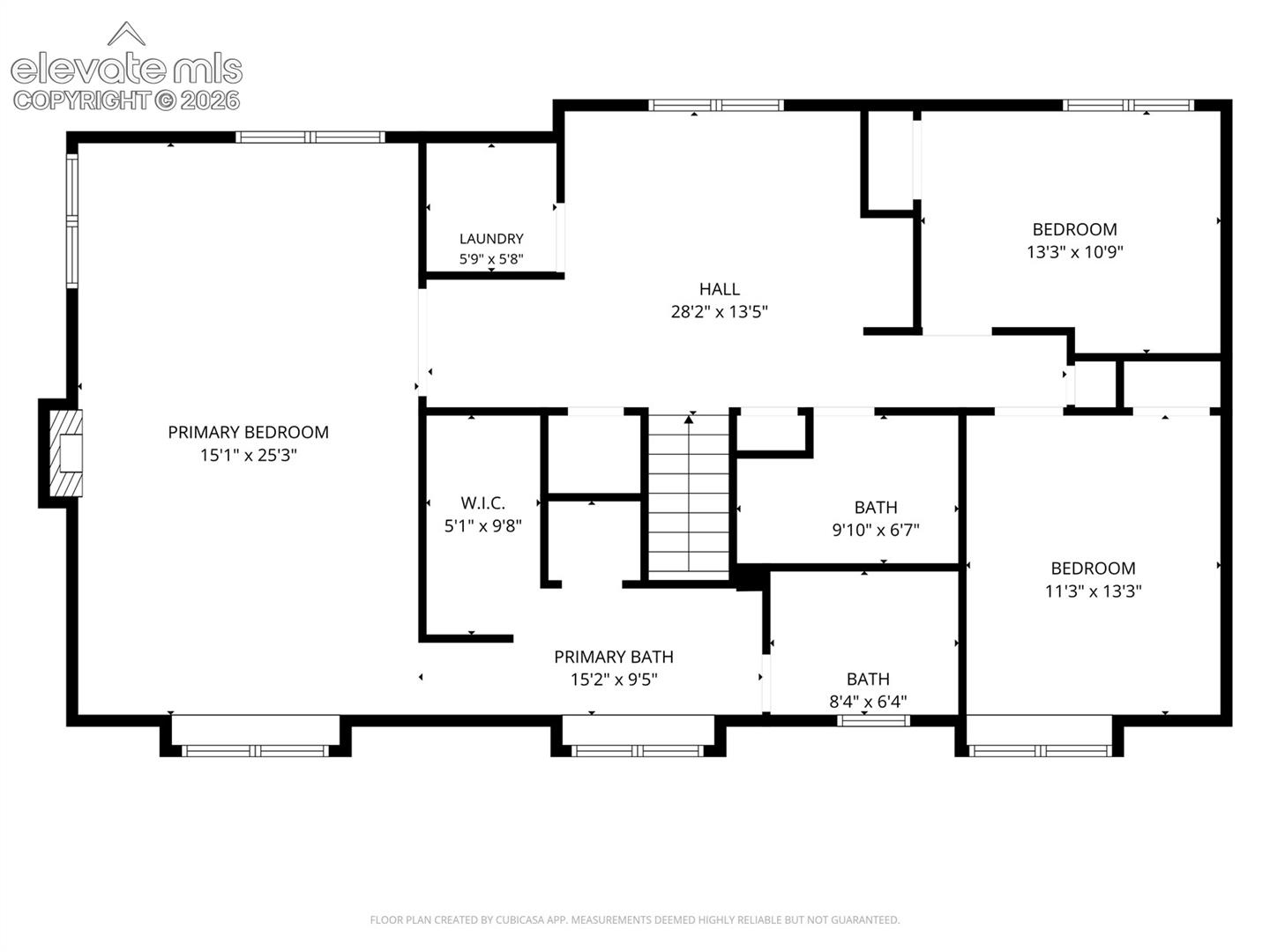 upstairs