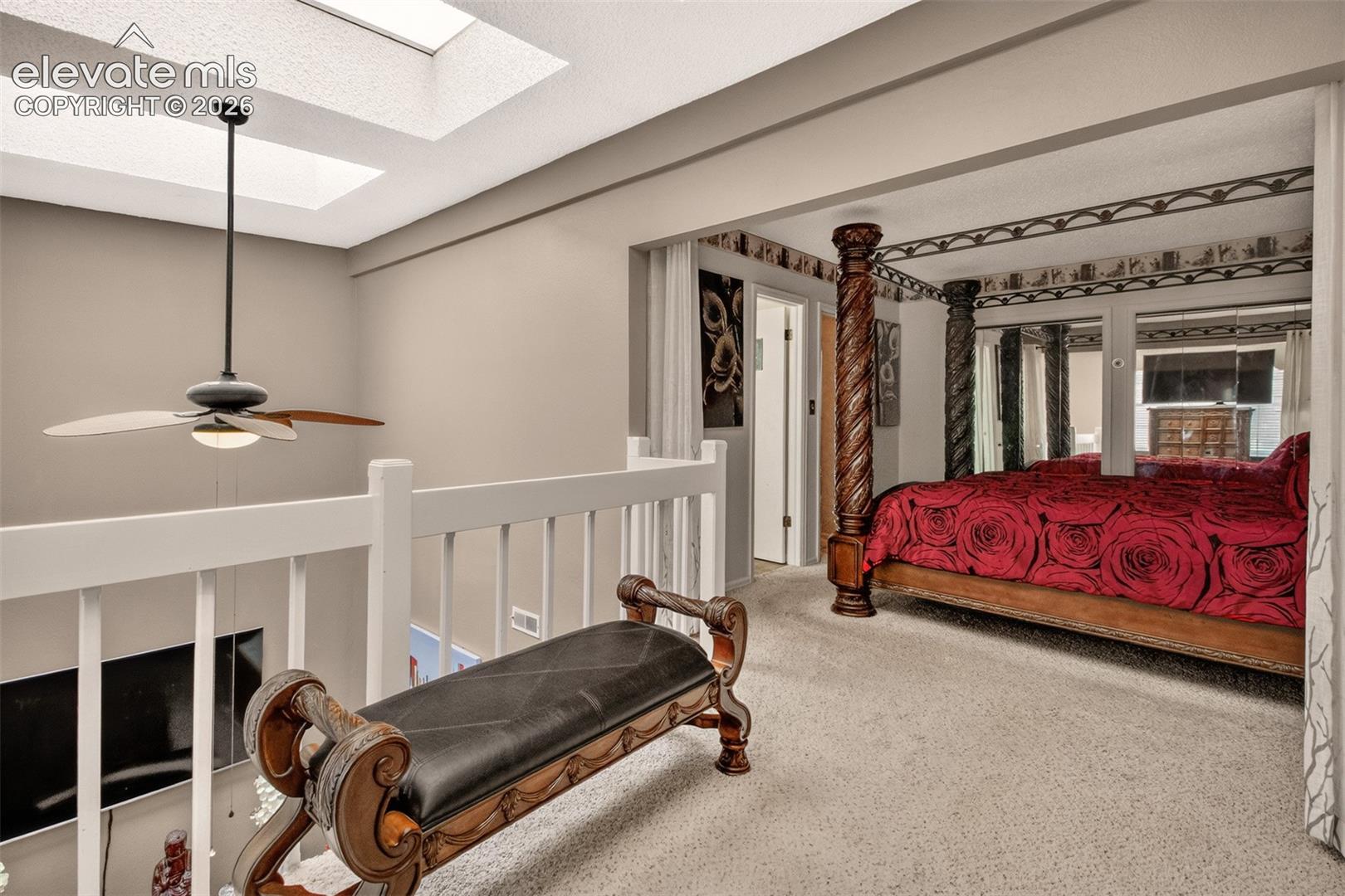Large Primary Suite wih King Size Bed and Furnishings