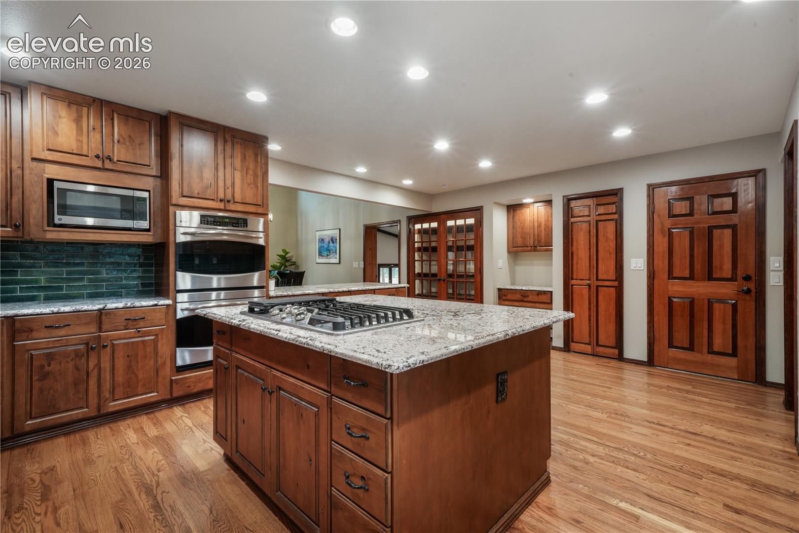Stainless Steel appliances to include double oven and gas cooktop