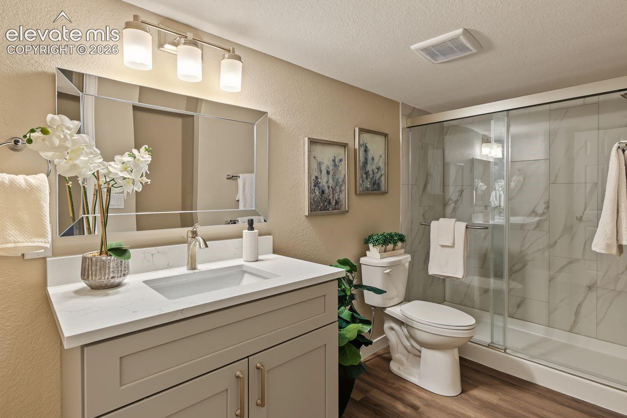 Lower level bathroom, brand new!