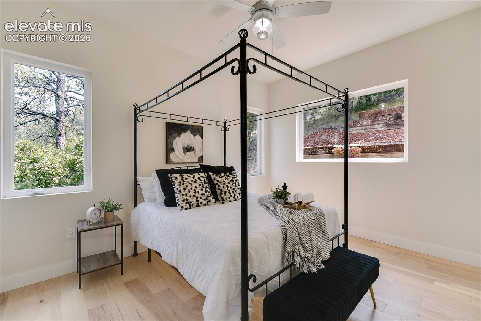 Main Level Bedroom #2 is ideal for guests with a Full Bathroom nearby.