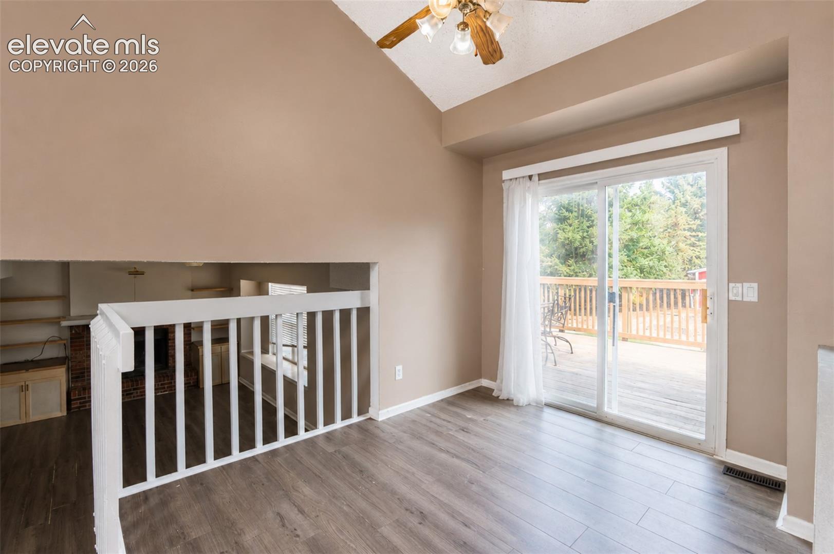 Dining Room with Deck Access.