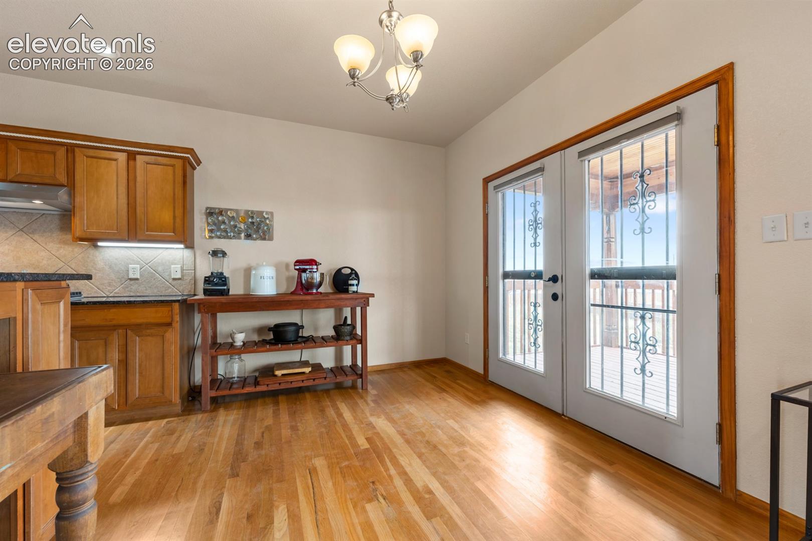 Back of the home faces east.  Perch your living room or morning coffee looking east to the sunrise!  Home has a central vac and ac!
