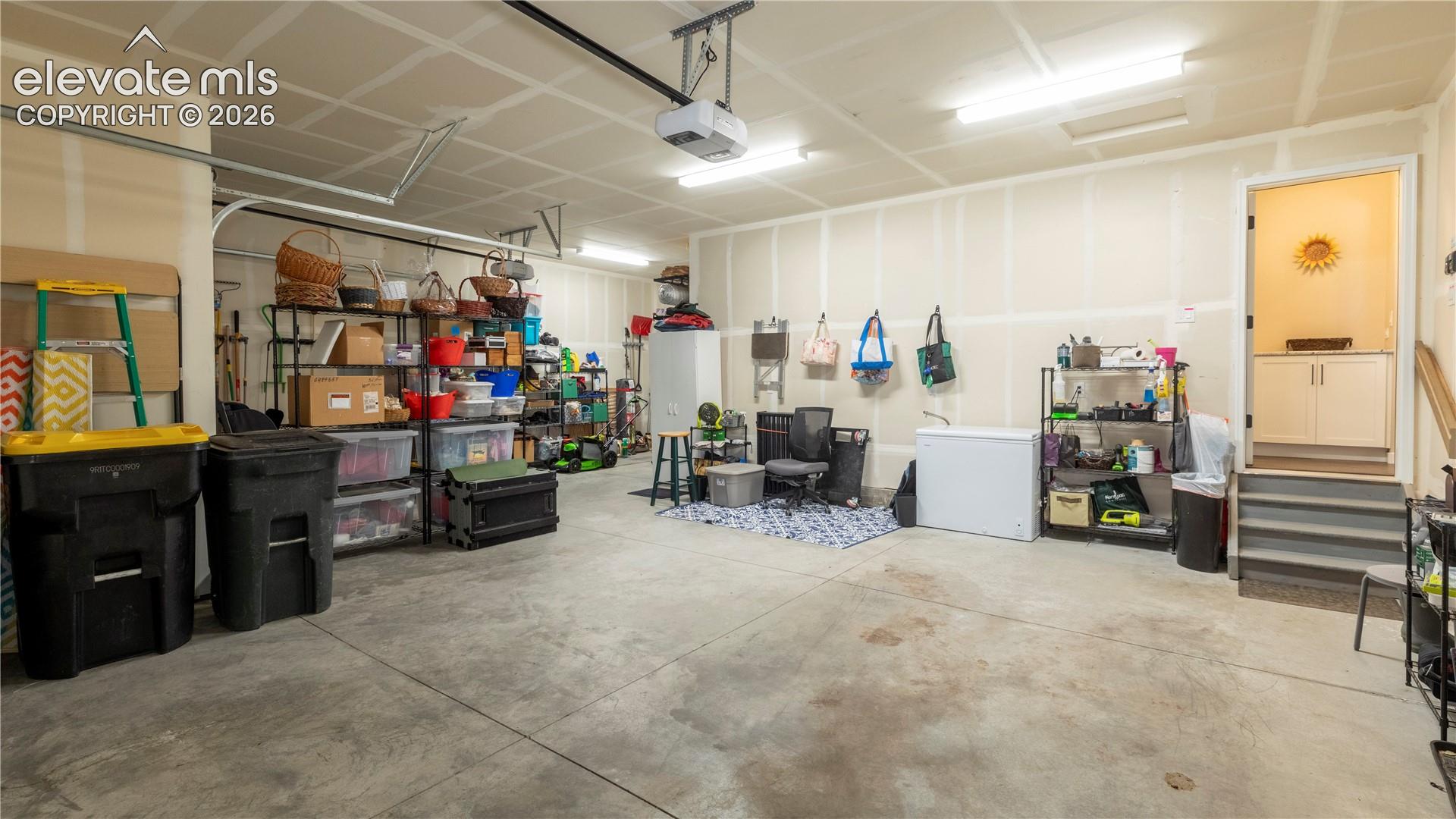 Huge garage can fit Everything!