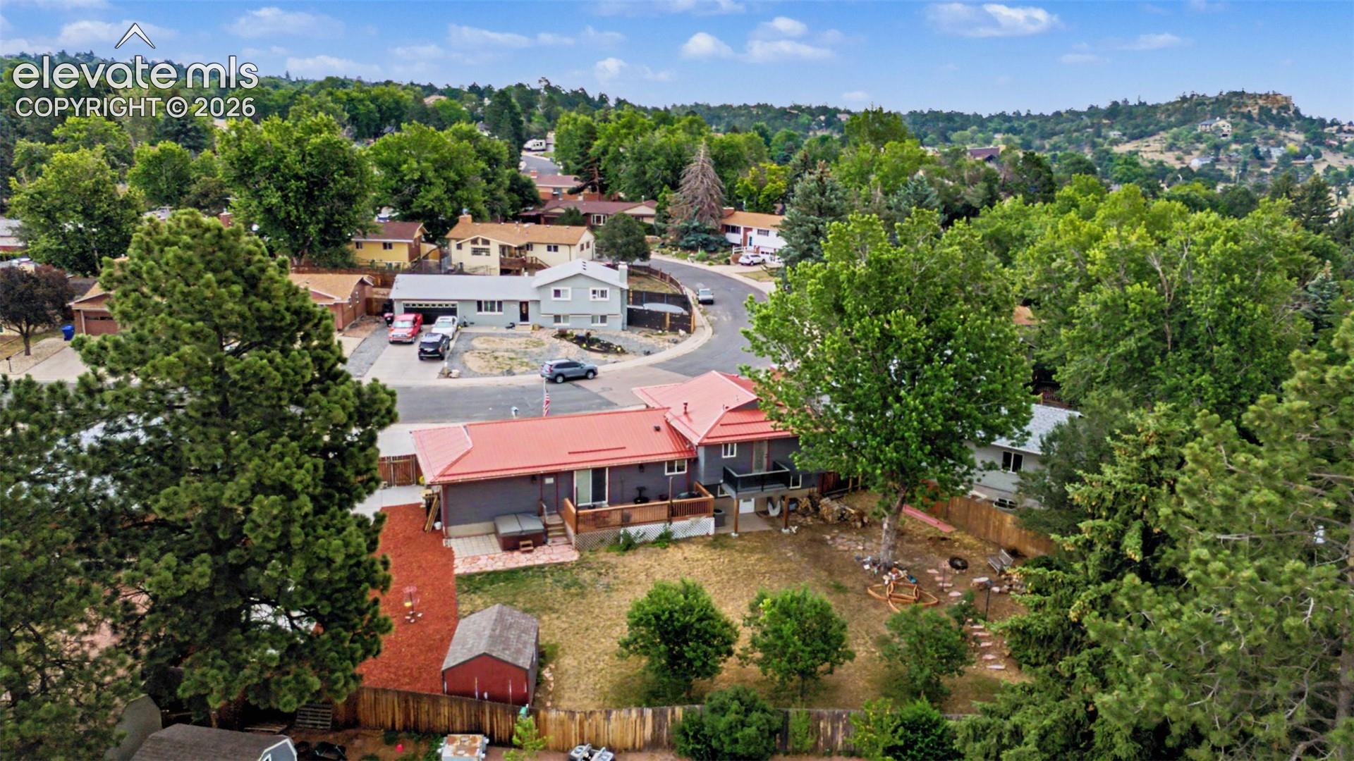 Aerial View of Home & Neighborhood