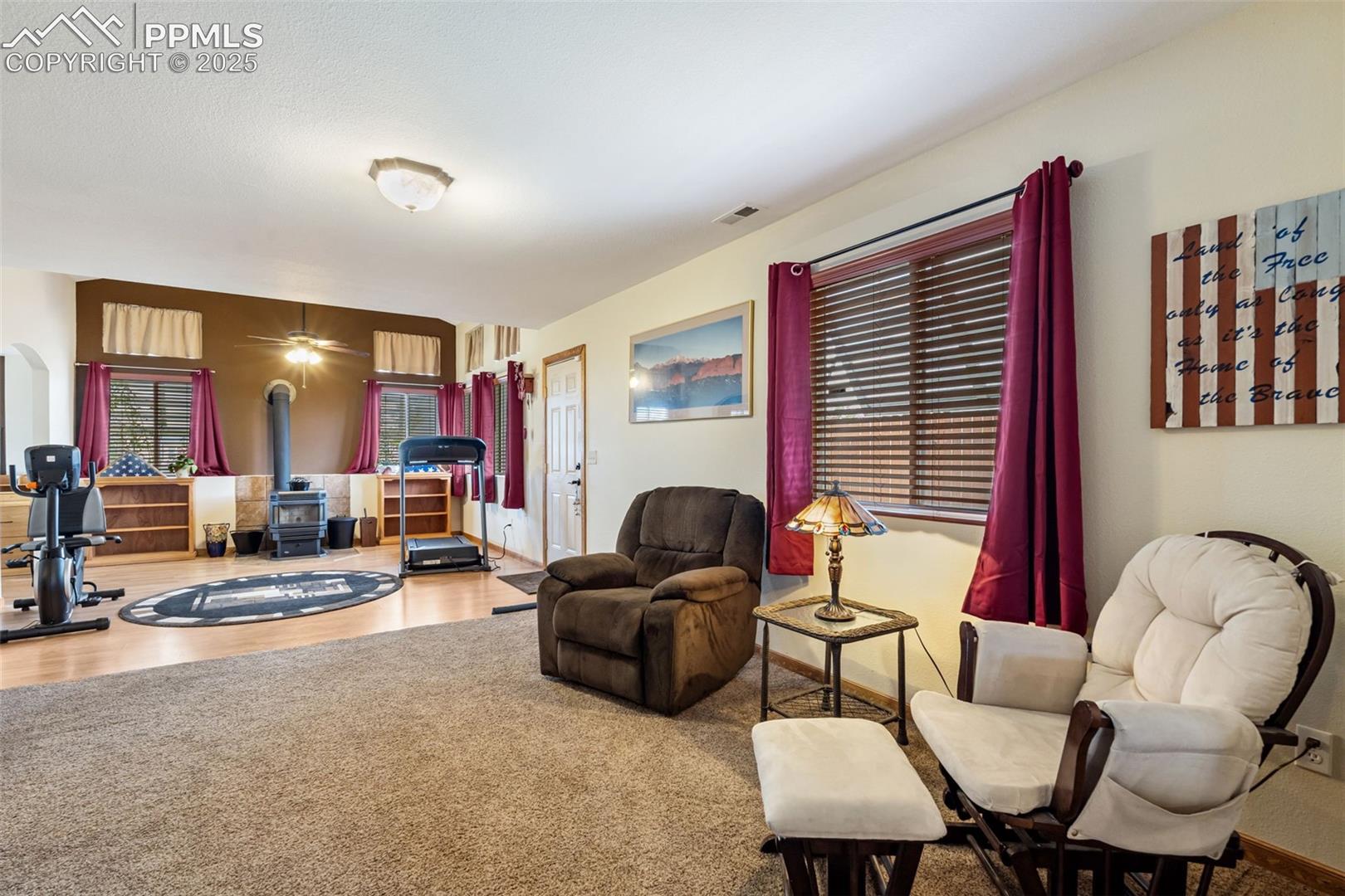 Expansive living area with open layout for gatherings