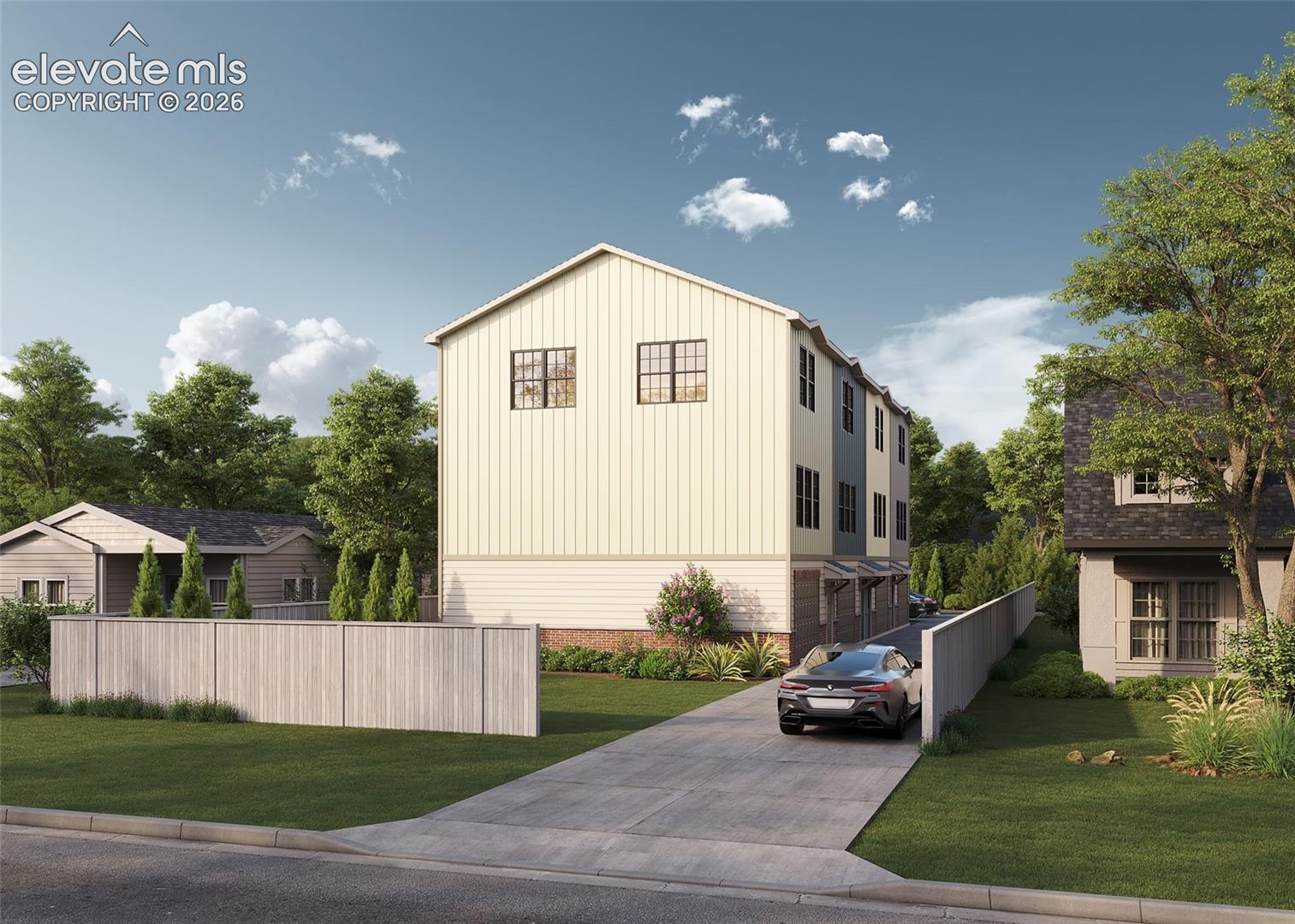 Projected plans for townhome project.