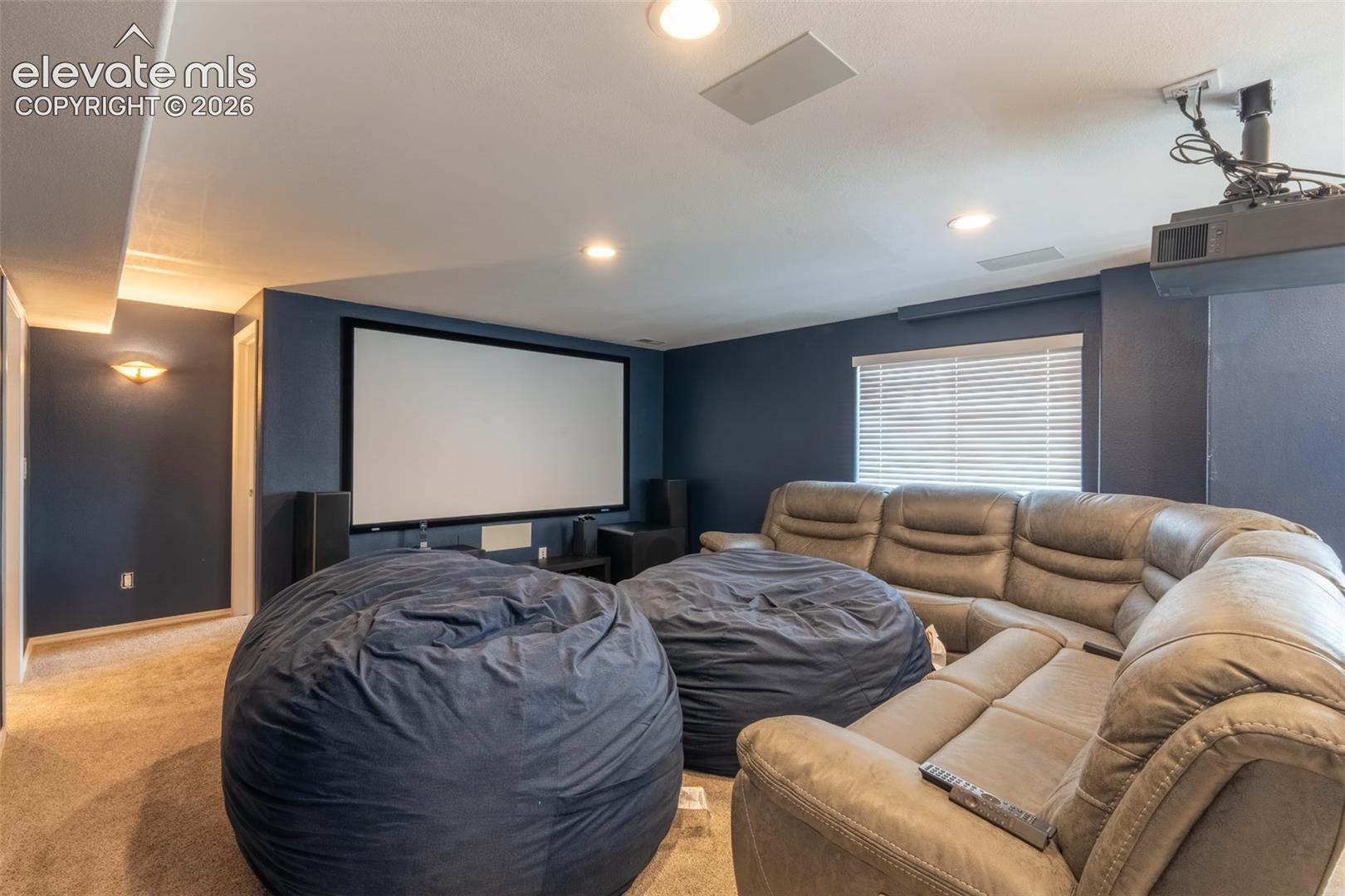 Living room/home theater - basement