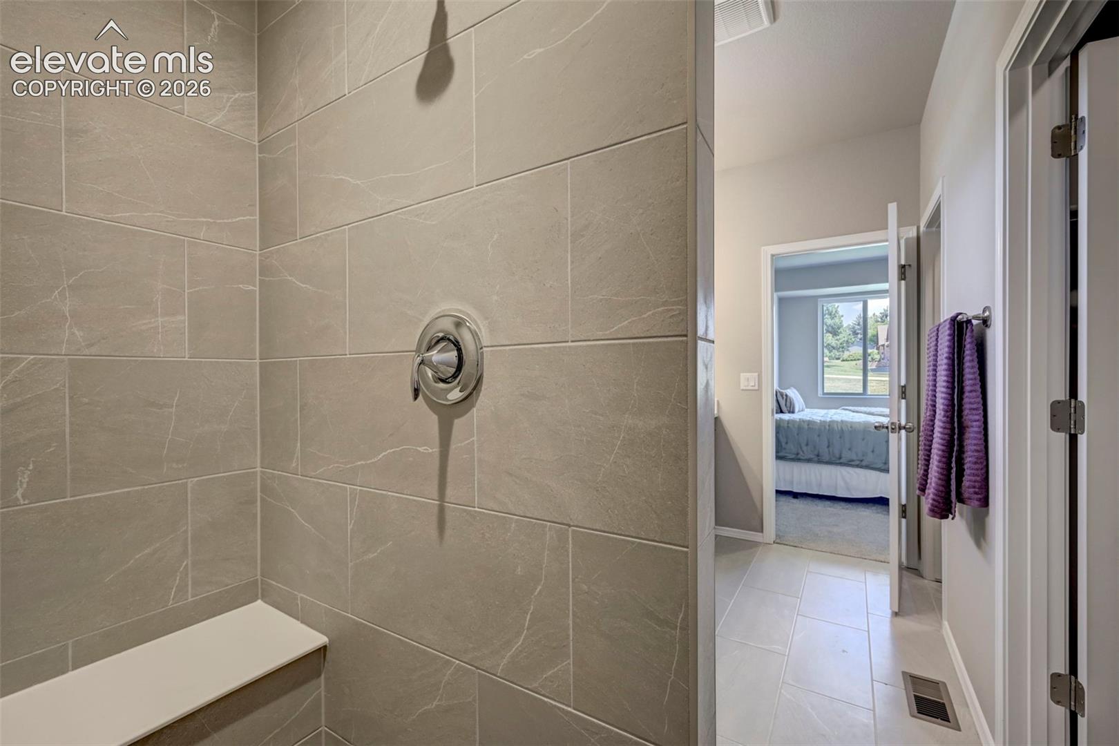 walk-in shower