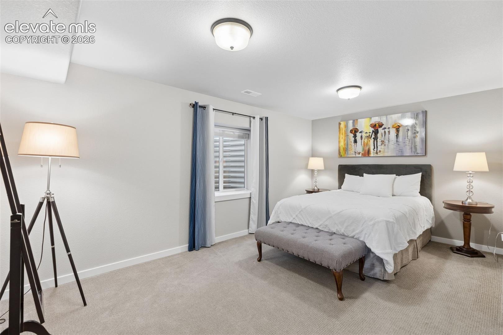 Basement bedroom