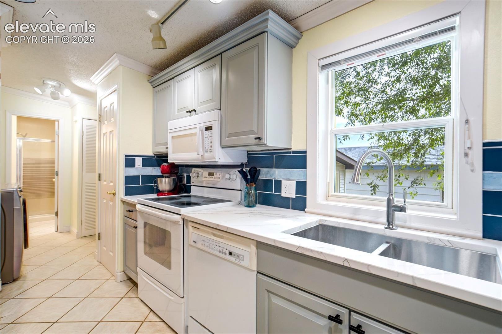 Spacious design with abundant cabinetry.