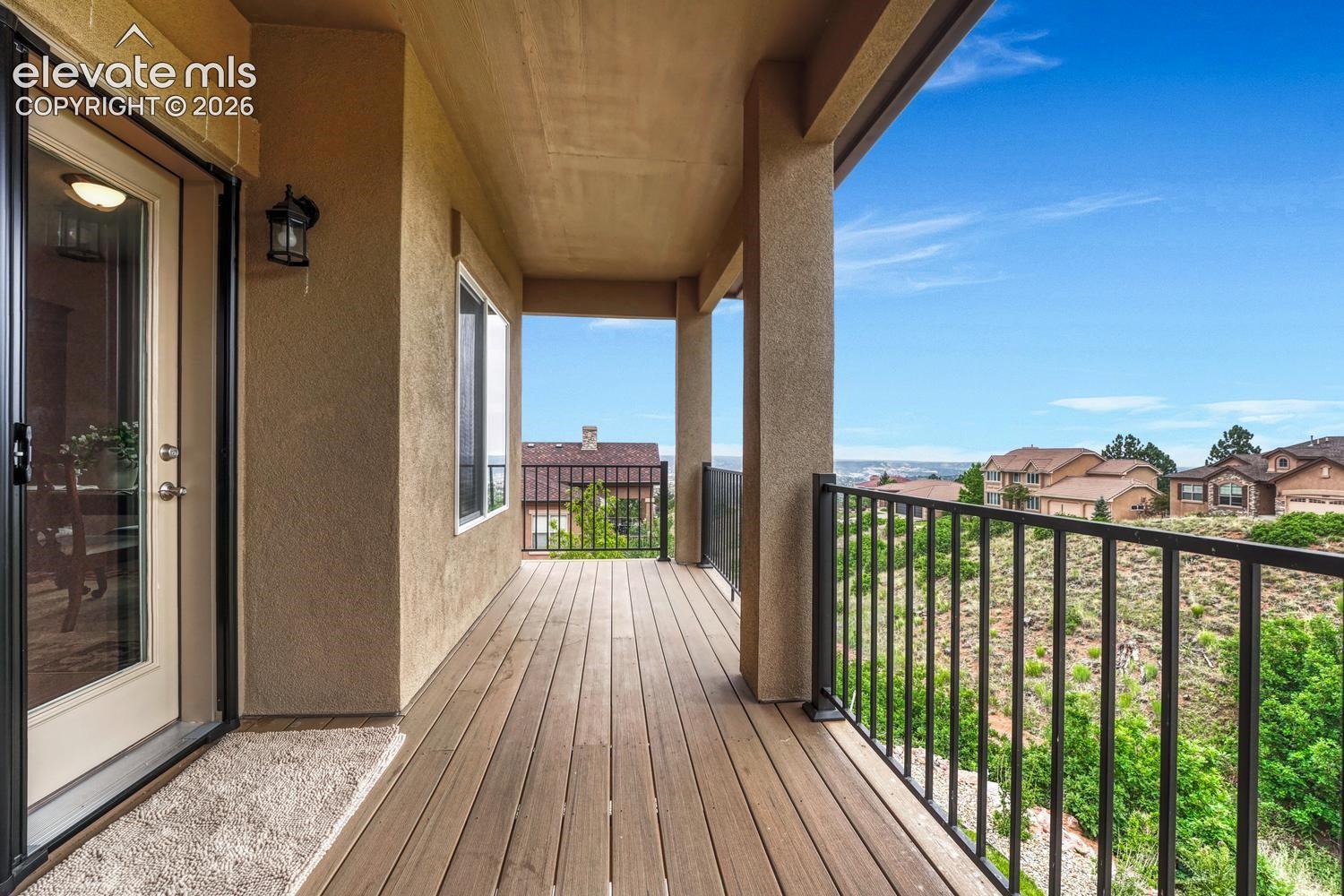 Overlooking City views and greenspace