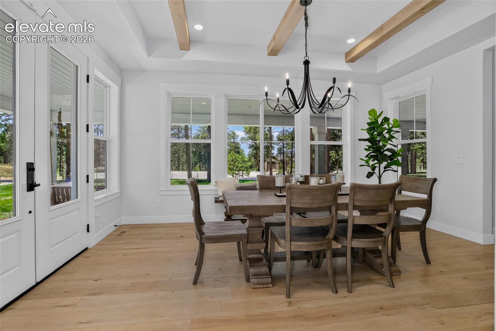 Formal dining room w/ walk-out