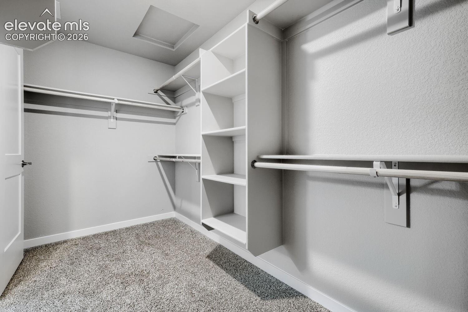 Primary walk-in closet