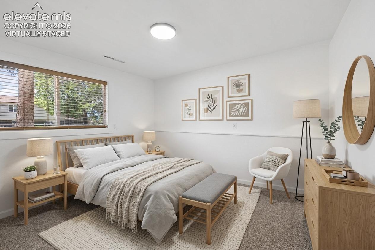 Bedroom #4, virtually staged