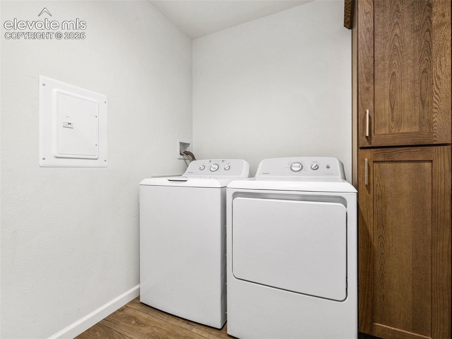 The laundry/mud room 
