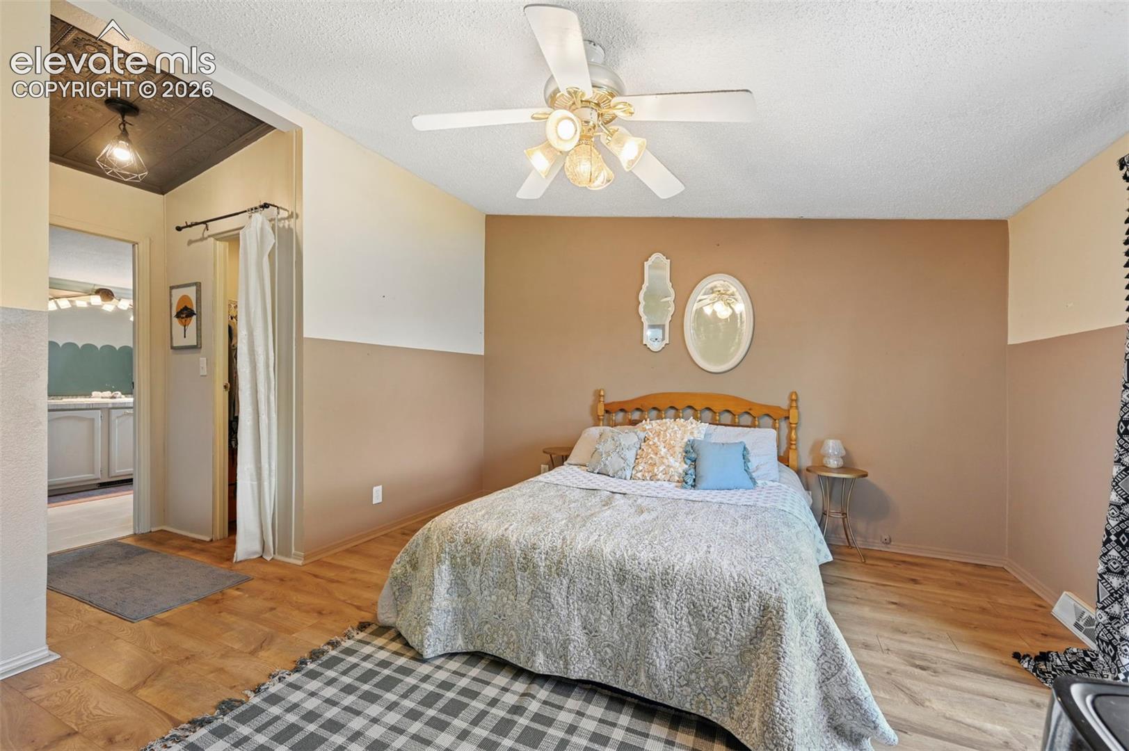 Double closets and ensuite primary bathroom