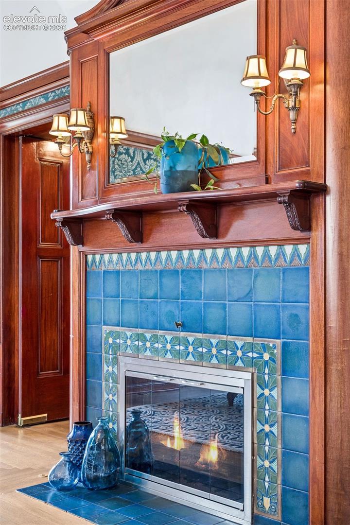 3 of seven Van Briggle fireplaces
