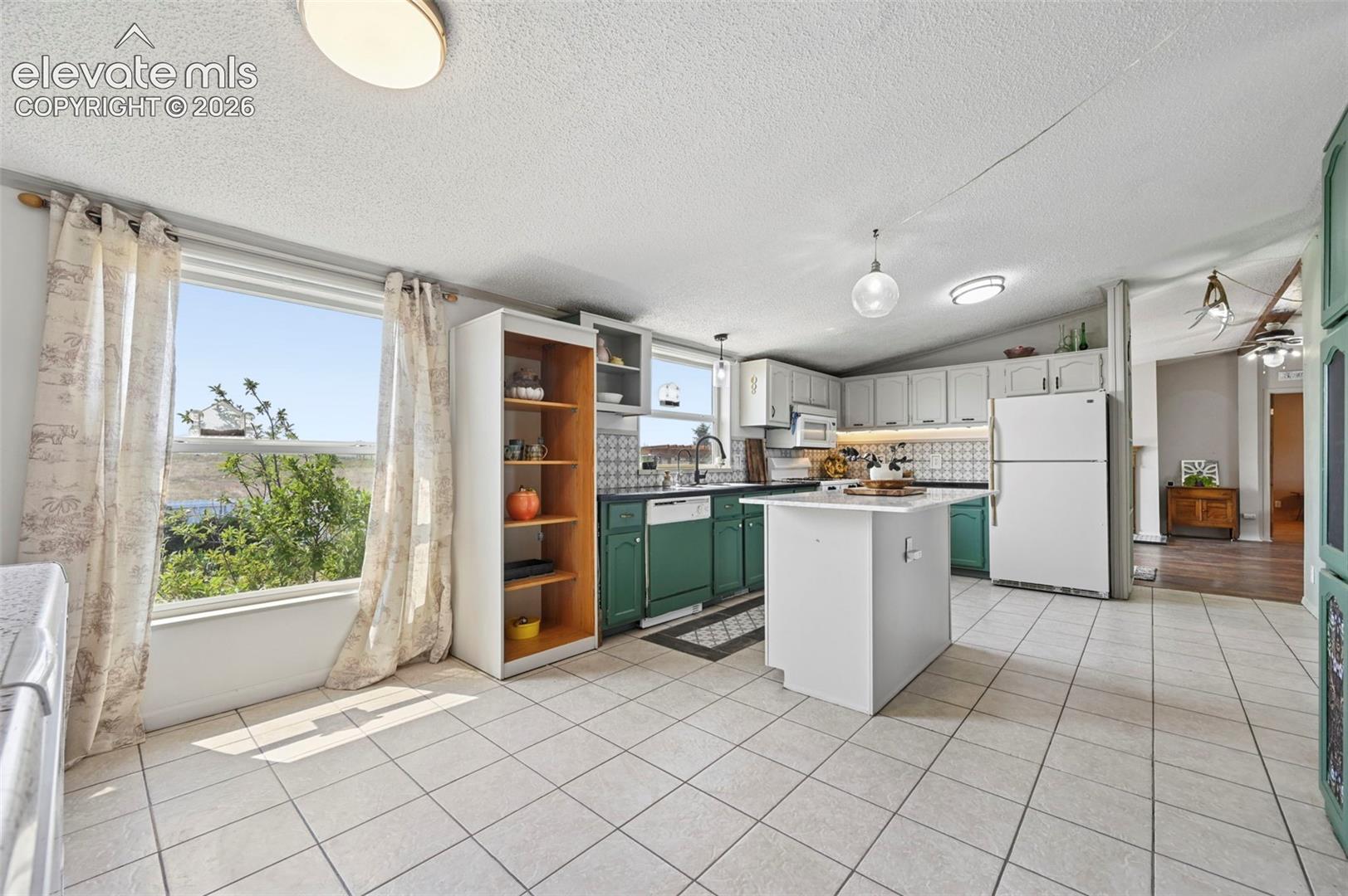 Solid Counter Tops and Marble top island