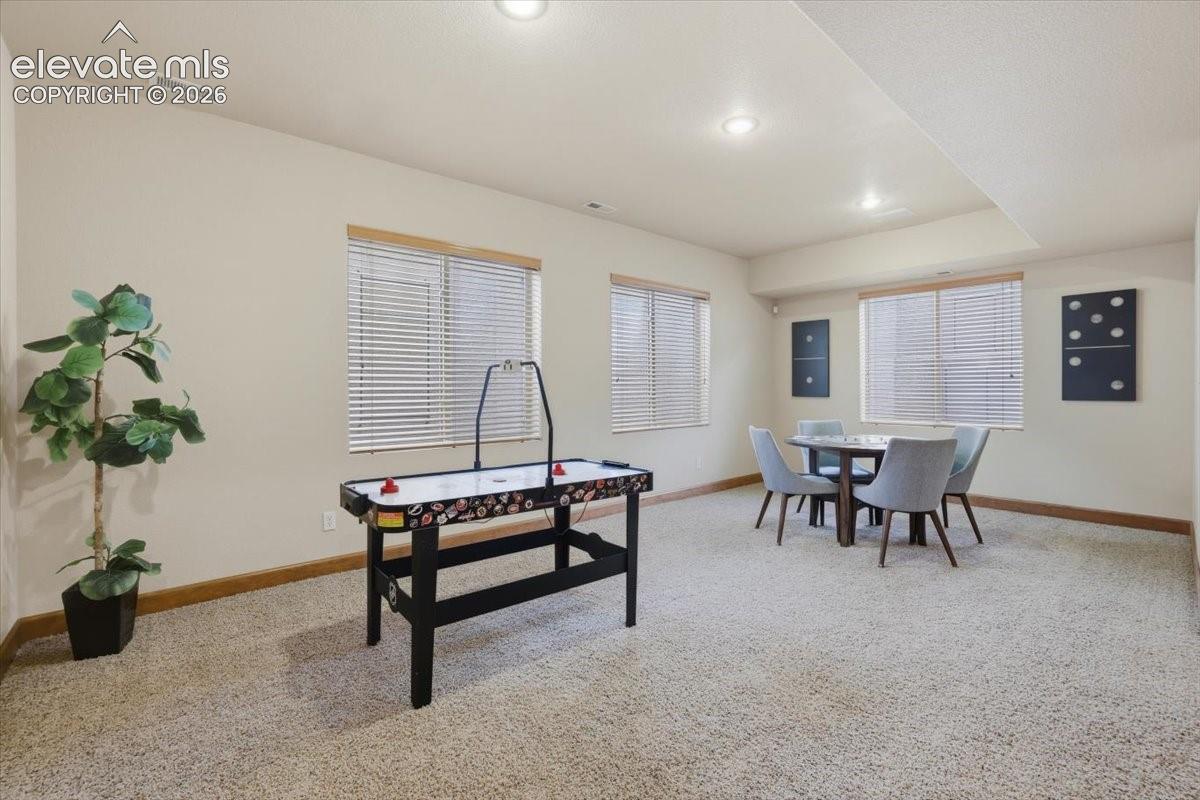Plenty of room for a poker table or other gaming systems!