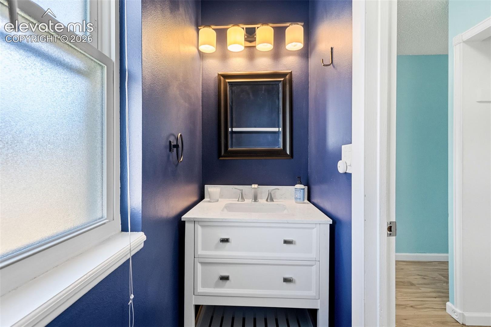 main level half bathroom