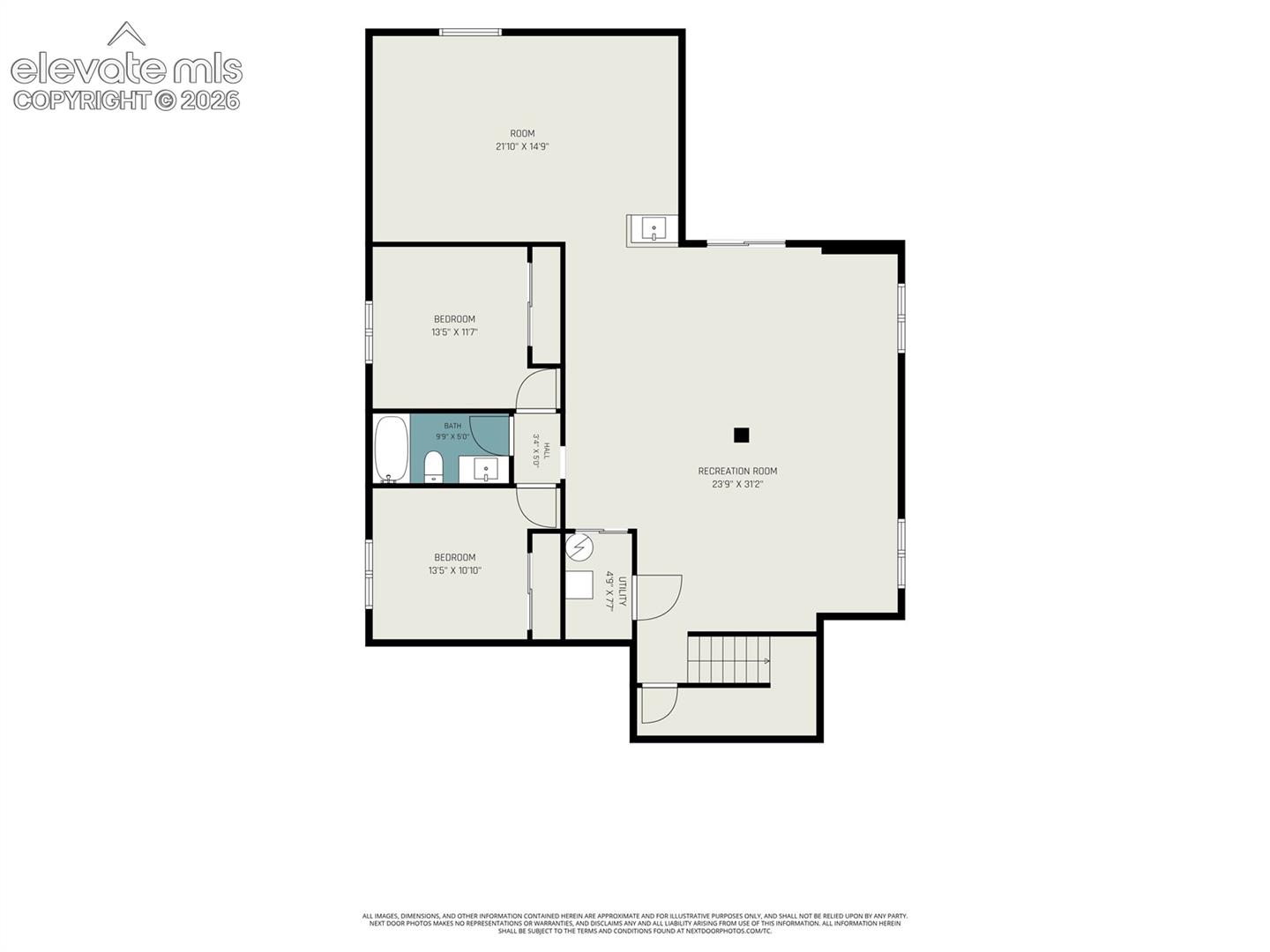 Basement floor plan