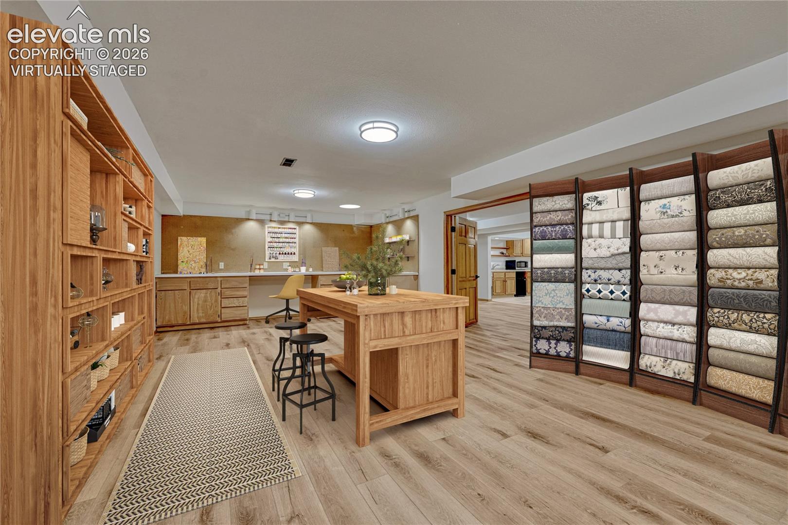 "Virtually Staged" All New LVT Floors, New LED Light Fixtures, New Paint