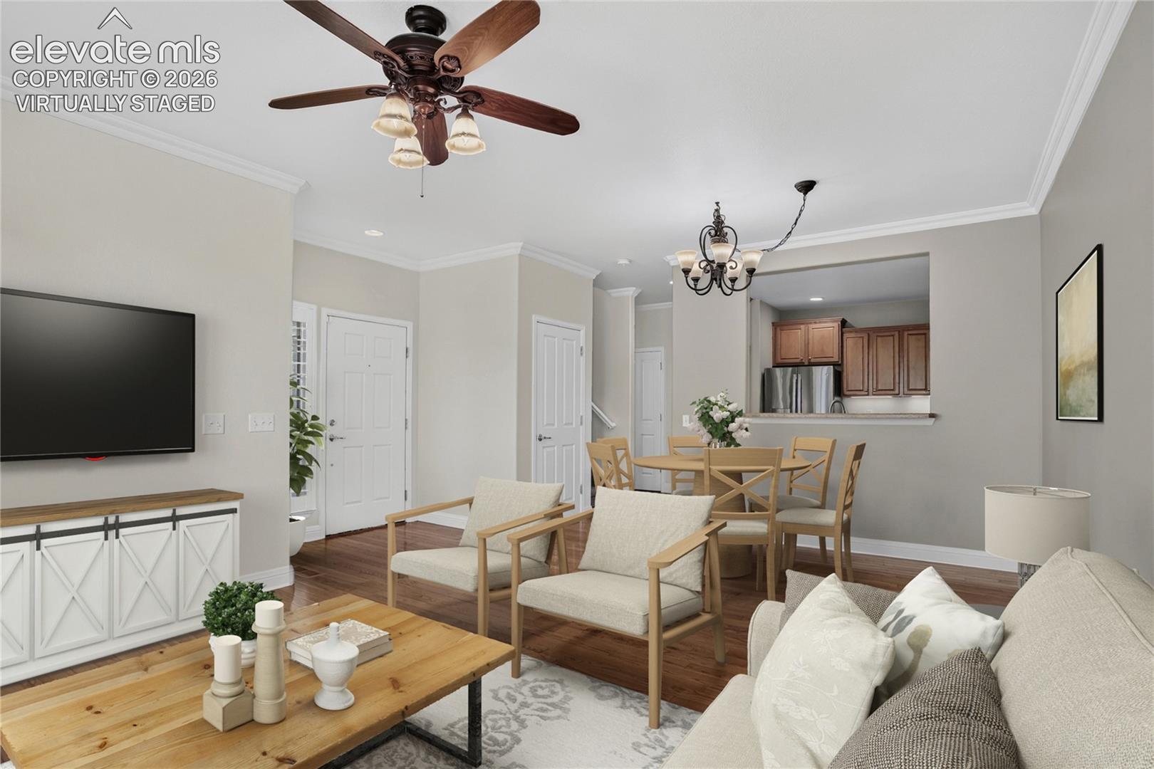 Living Room - Virtually Staged