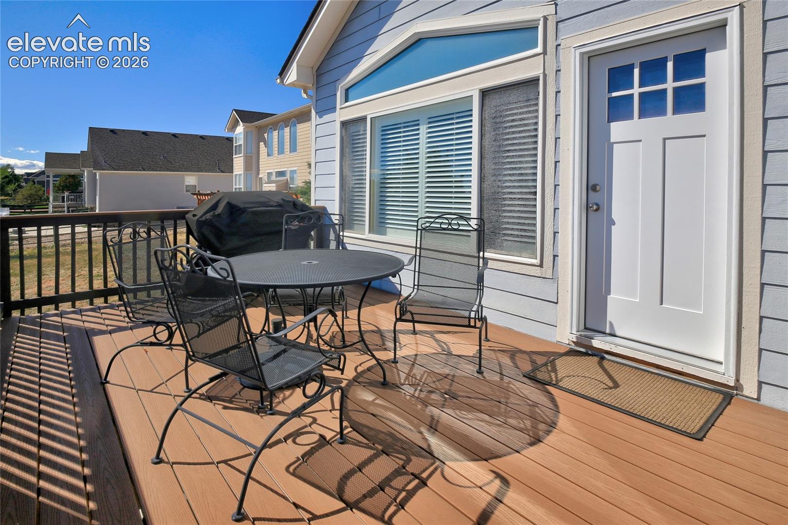 Trex deck offers entertaining space