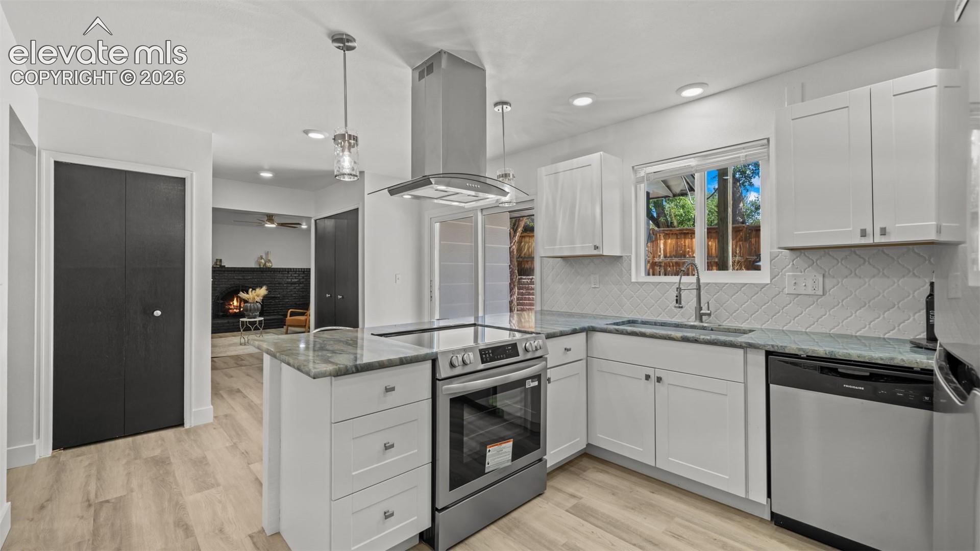 New stainless steel appliances