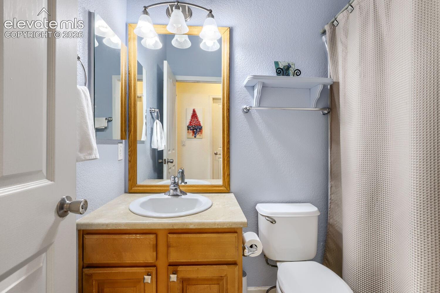 Main level full bathroom.