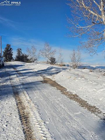 Heading west on Middle Fork, in front of property, the entire subdivision is plowed