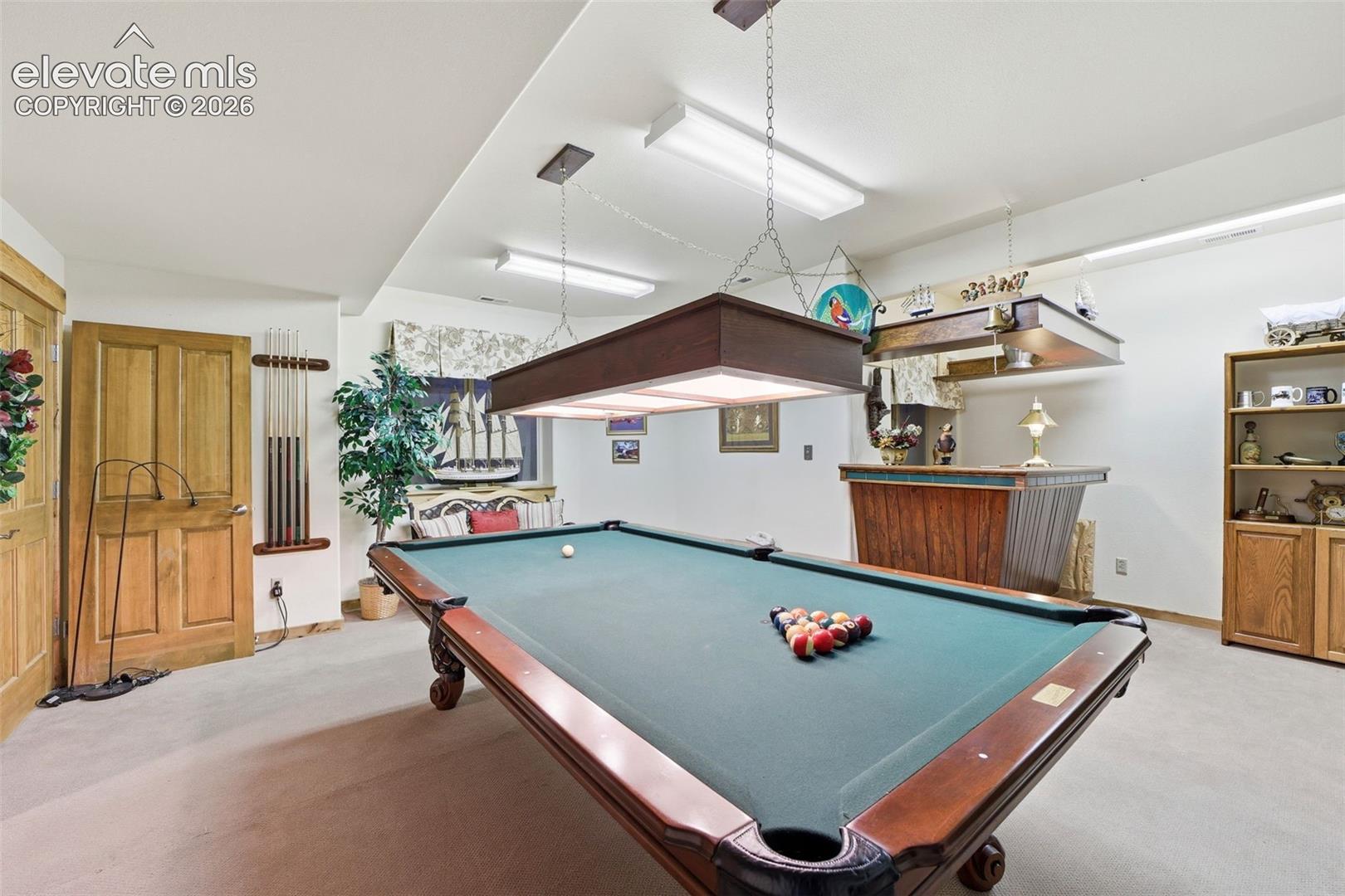 Basement Level Salon / Game Room