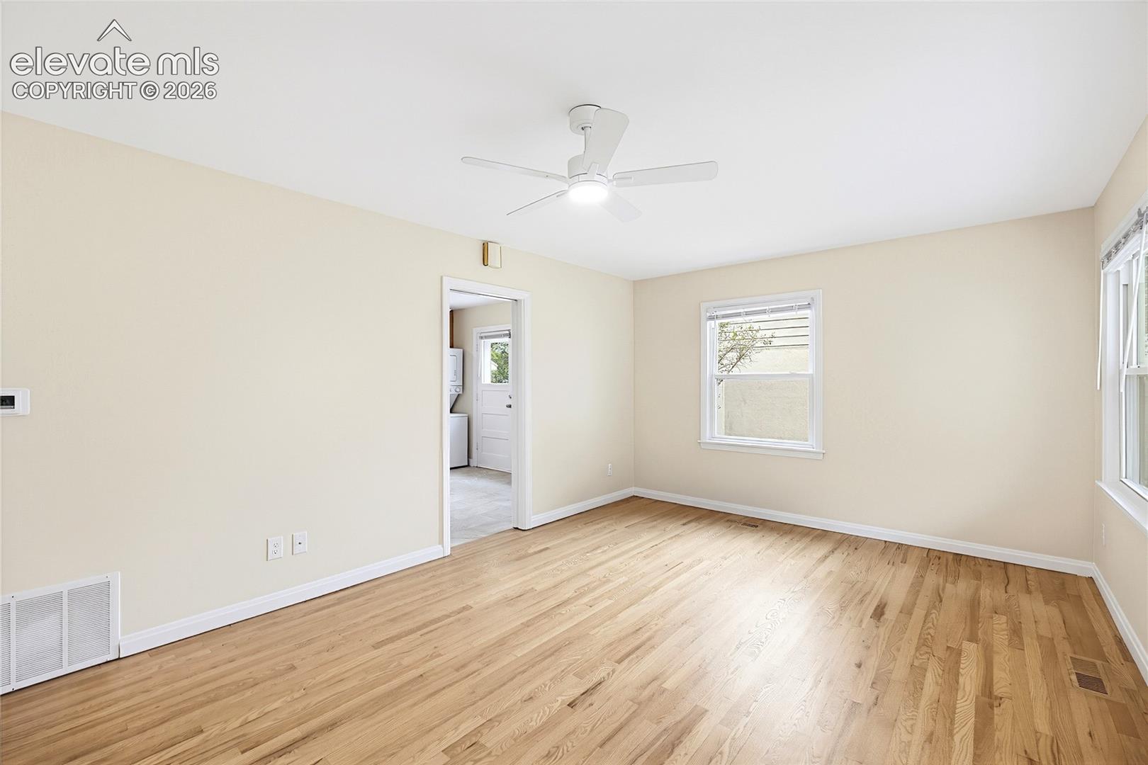 Refinished hardwood floors