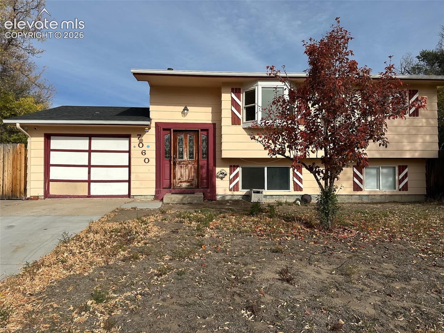 Fixer-upper in Cimarron Hills! This 1,456 sq ft bi-level at 7060 Chippewa Rd has 3 bedrooms, 2 bathrooms, and a 1-car garage. It sits on a 0.19-acre lot with a shed and RV parking. It needs updates throughout, but the layout and location give you a solid starting point. It's a great fit for investors or buyers ready to take on a project.