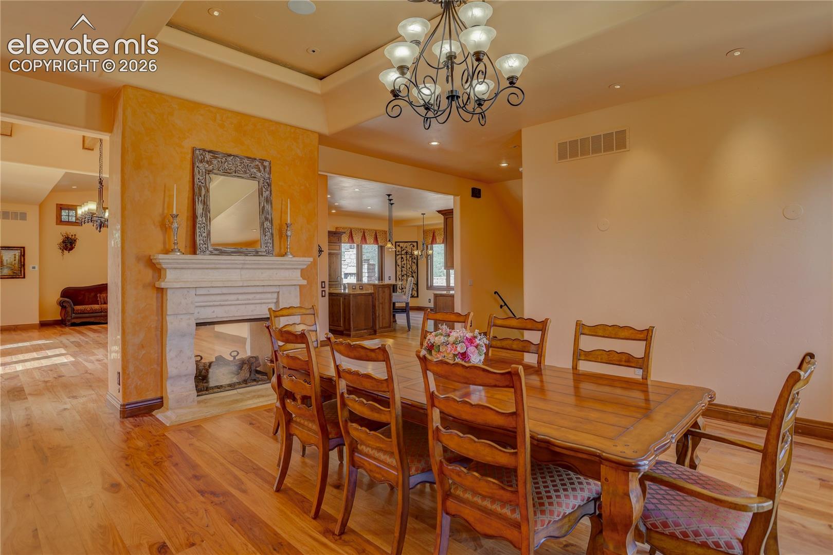 Formal dining room.