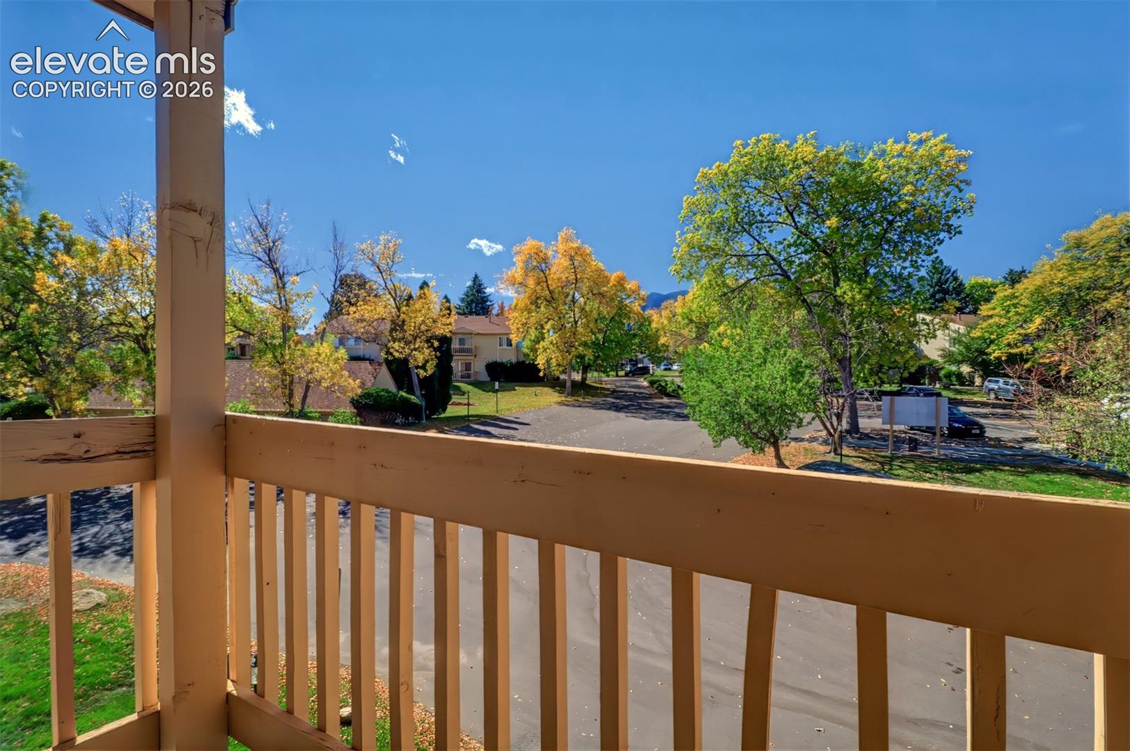 Another view from the private balcony.