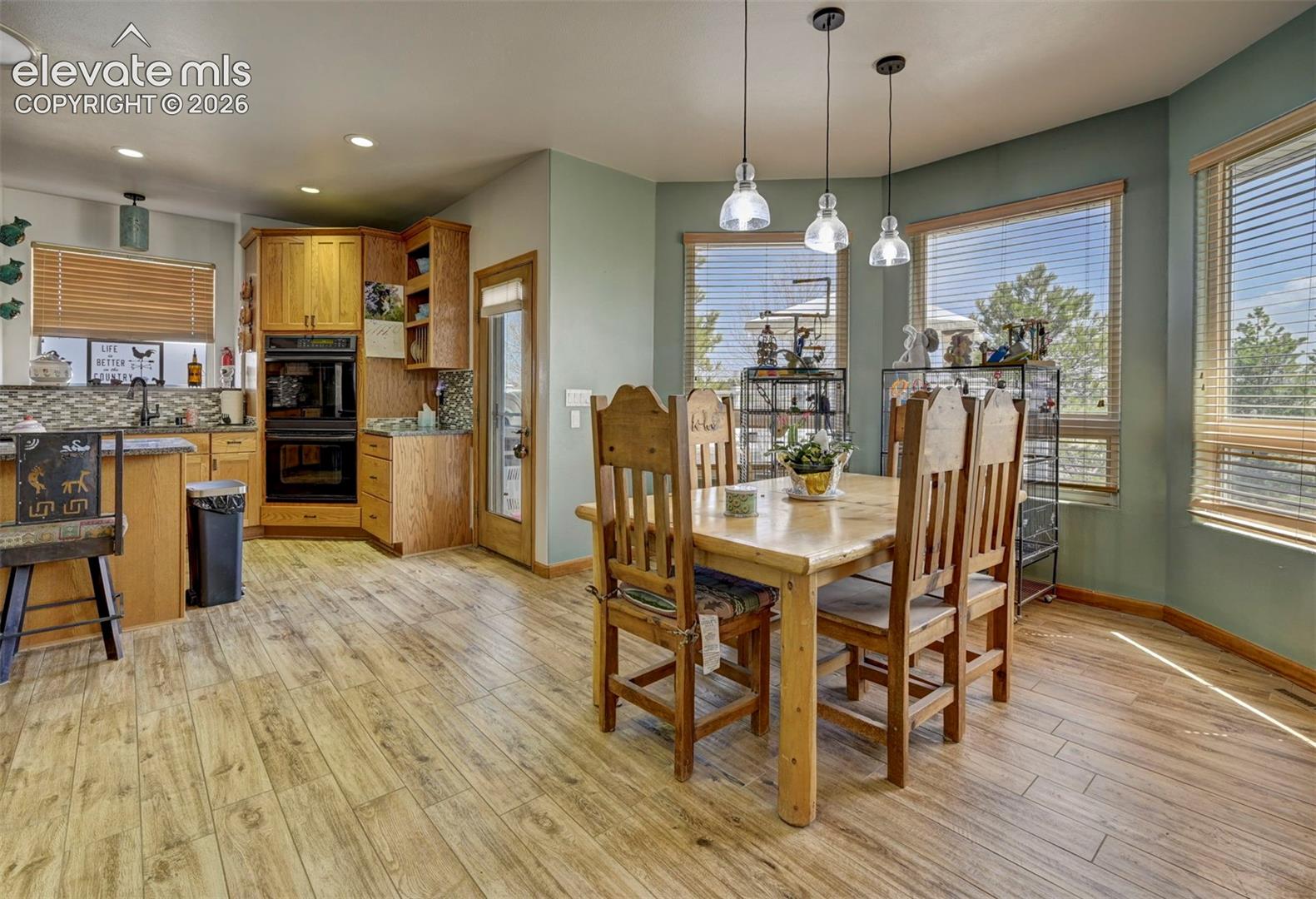 Kitchen and dining area