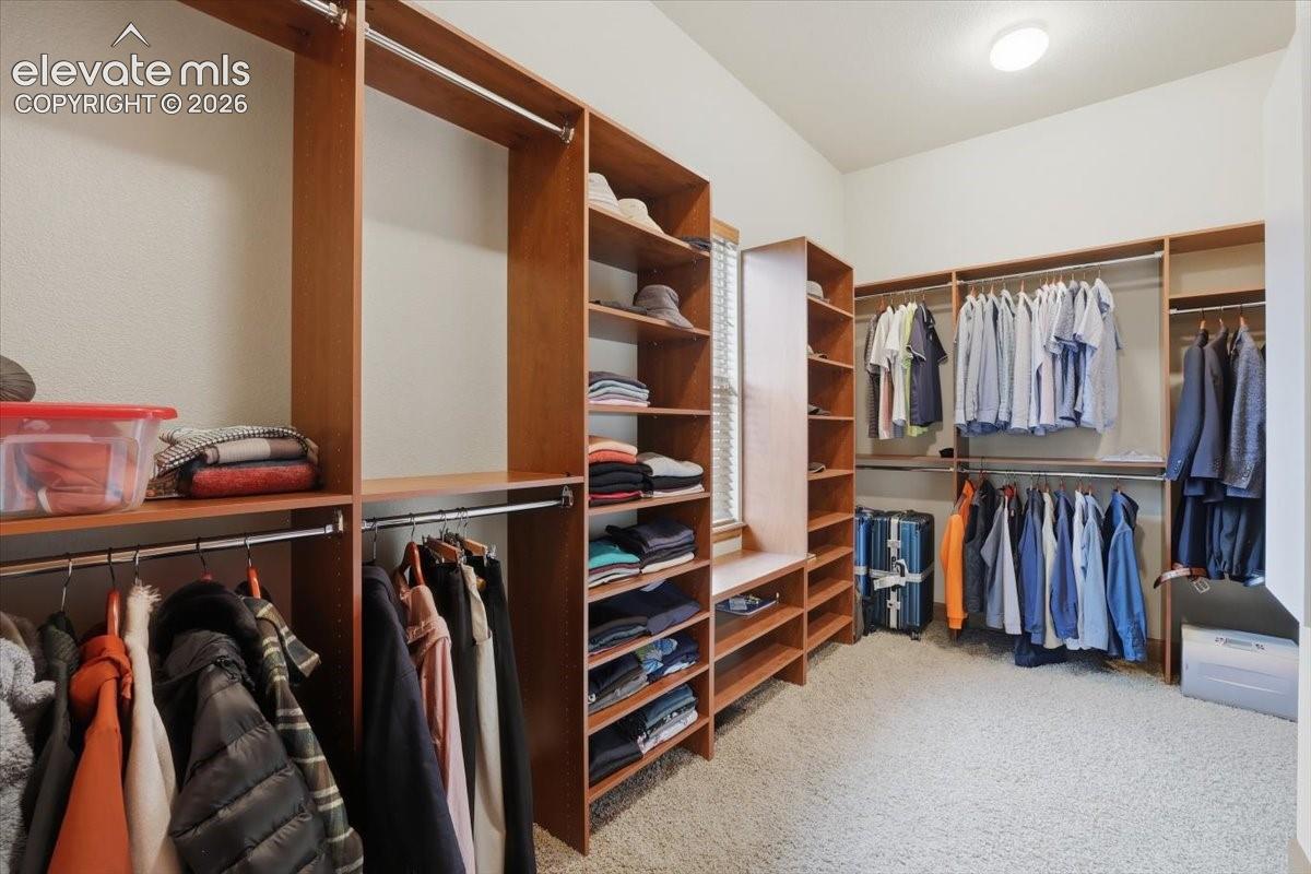Custom Finished Walk-in Closet!