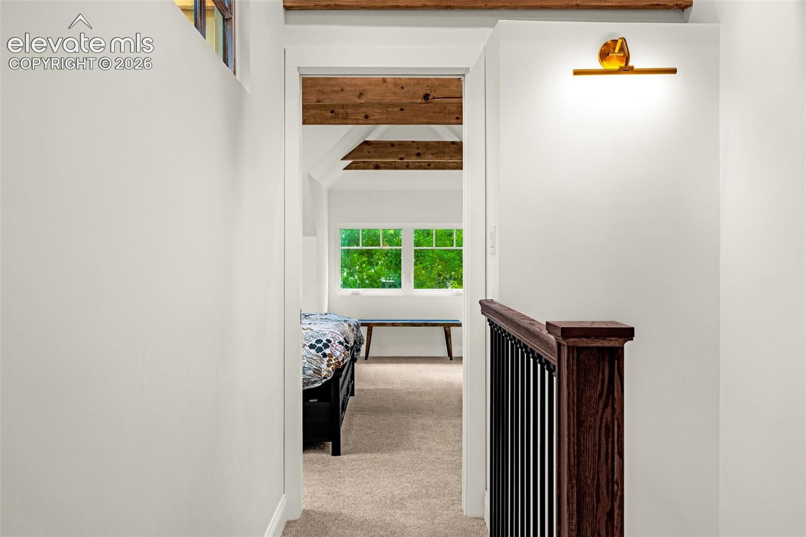 Gallery lighting looking toward Primary Bedroom