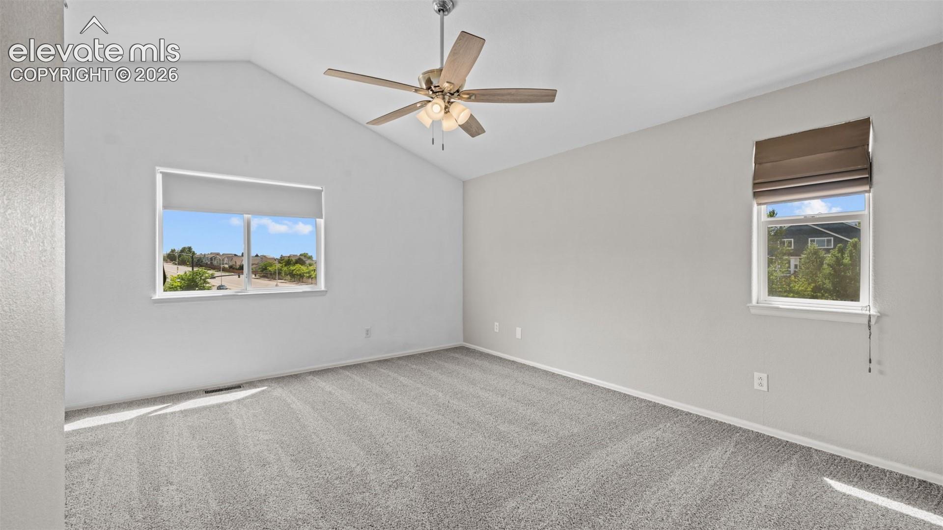 Brand new carpet through upper level