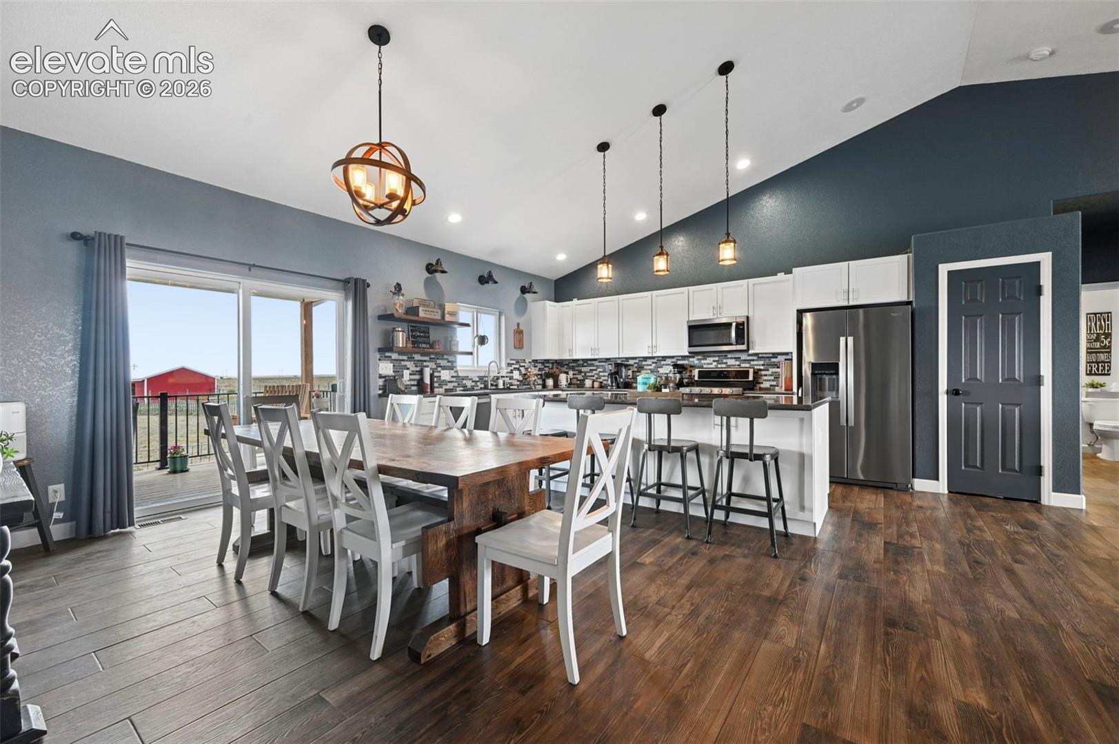 Dining area and Kitchen