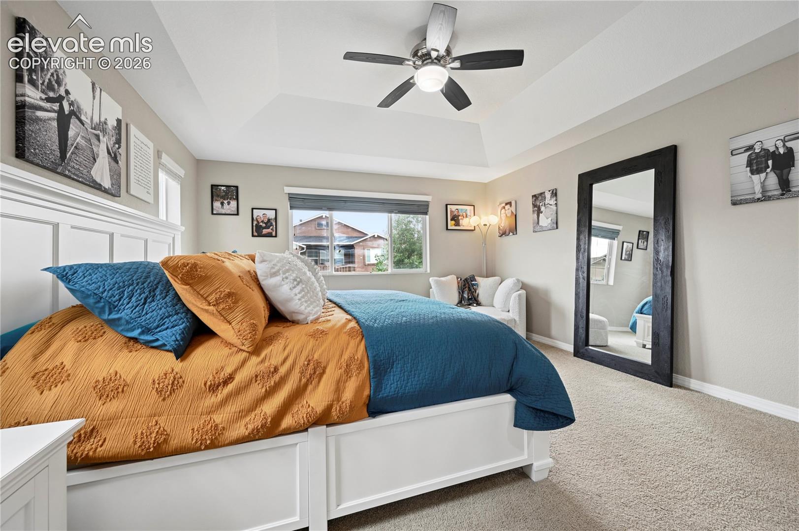 There is plenty of space in the primary suite for a wide range of furniture and decor, giving you the option to keep your beloved bedroom set, or change it up with something that makes this space into exactly what you were envisioning.