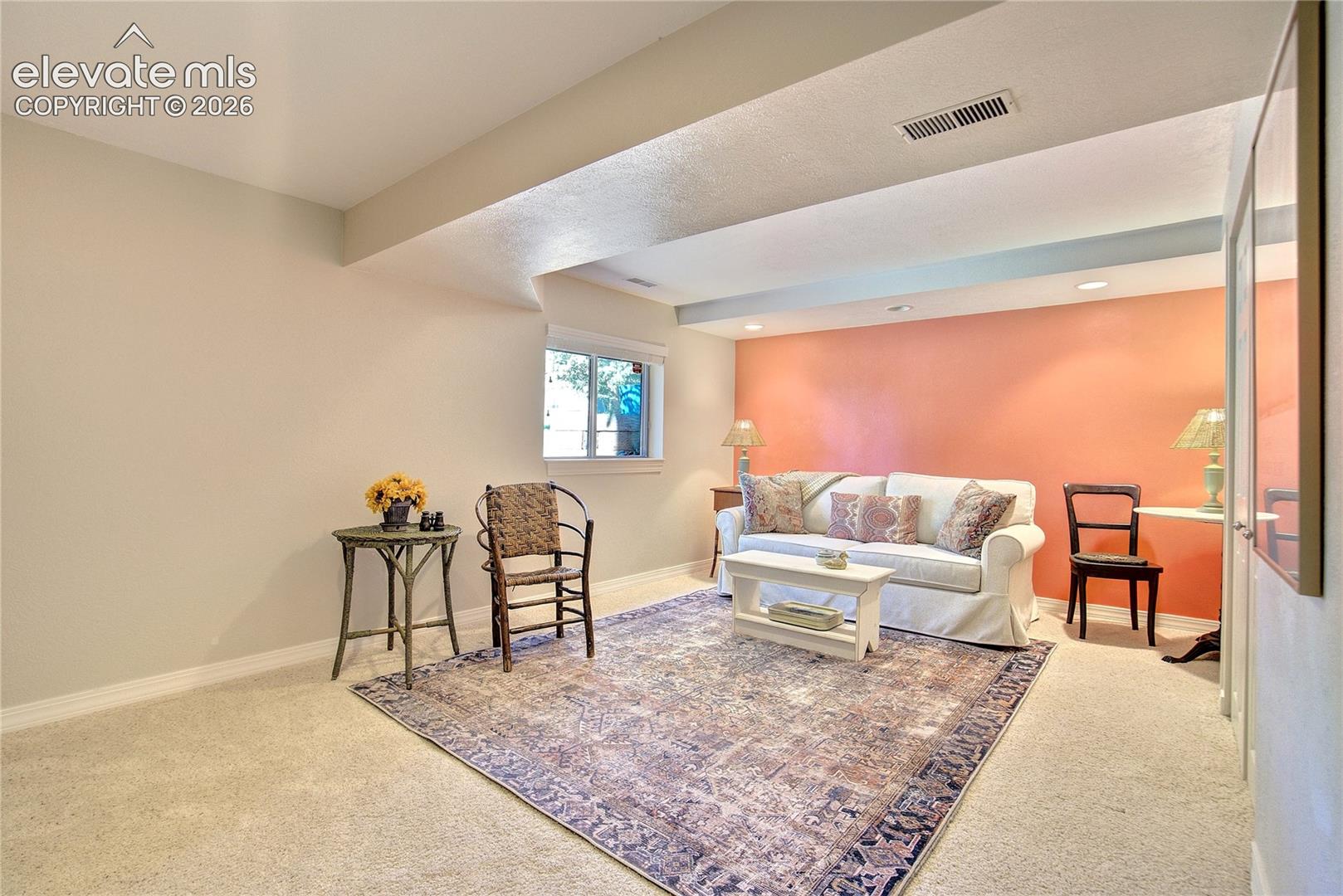 Lower Level Bedroom  offers another comfortable retreat for guests, extended stays or multigenerational living.