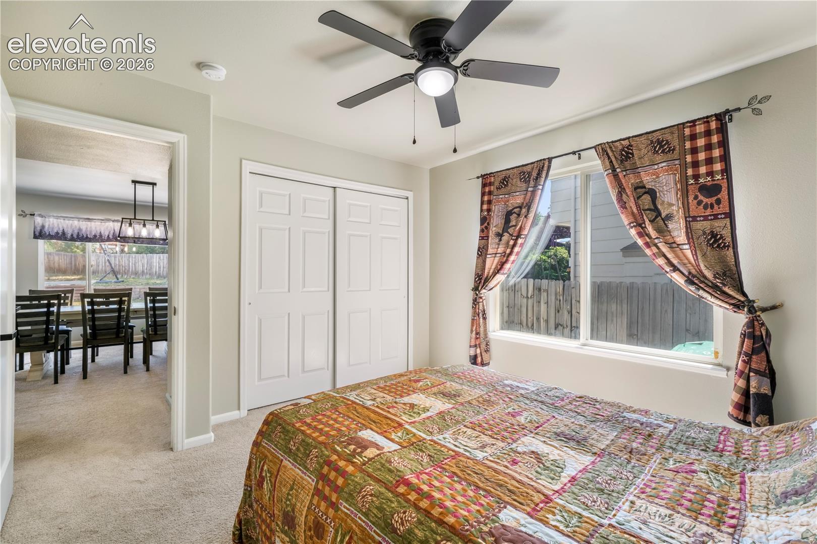 Main level 1st bedroom off of family room