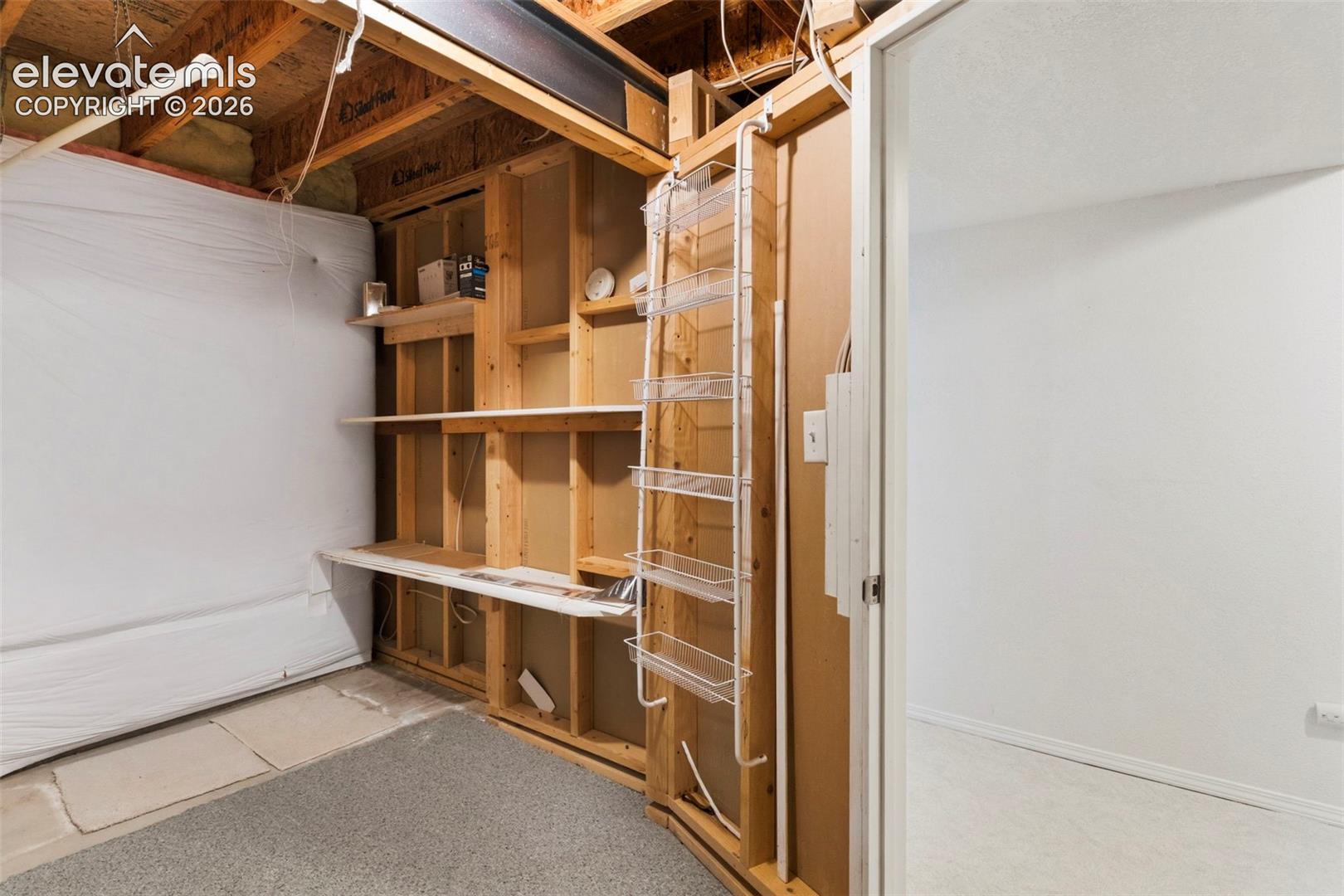 Nice storage in the utility room
