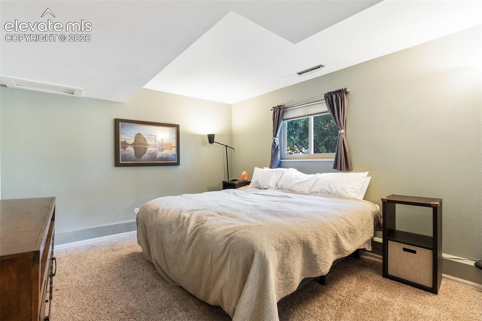 Basement bedroom