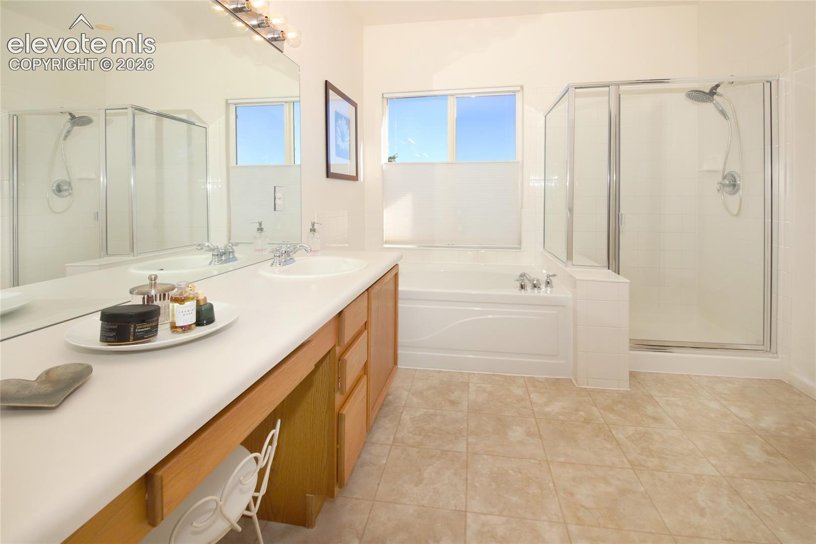 Master bathroom provides 5 piece