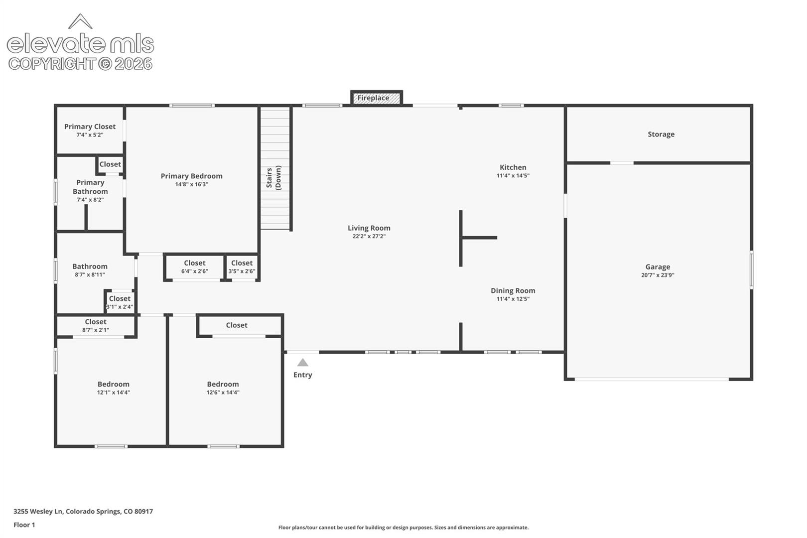 Floor plan main level